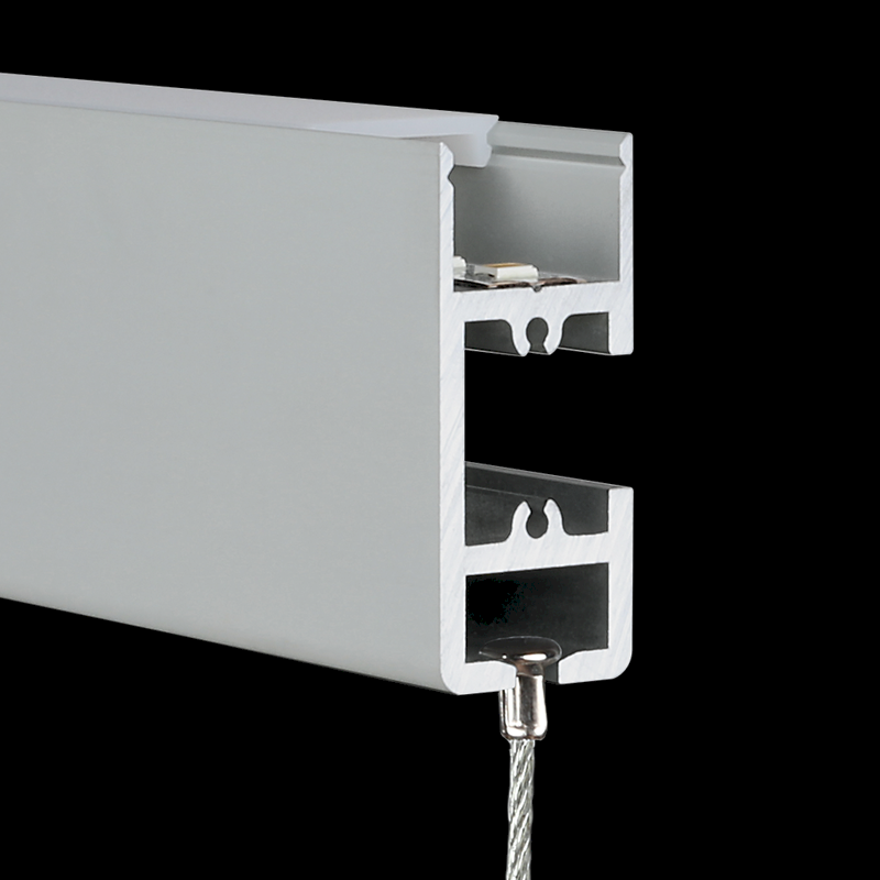 Aluminiumprofil S-Line Gallery, 2m Alu - PROLED | Bellalite