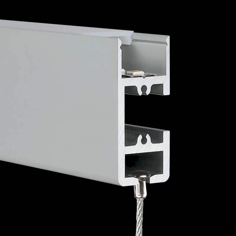 Aluminiumprofil S-Line Gallery, 2m Alu - PROLED | Bellalite Aluminiumprofil S-Line Gallery, 2m Alu - PROLED | Bellalite