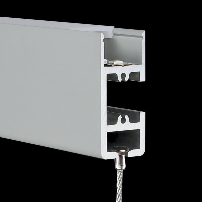Aluminiumprofil S-Line Gallery, 2m Alu - PROLED | Bellalite Aluminiumprofil S-Line Gallery, 2m Alu - PROLED | Bellalite