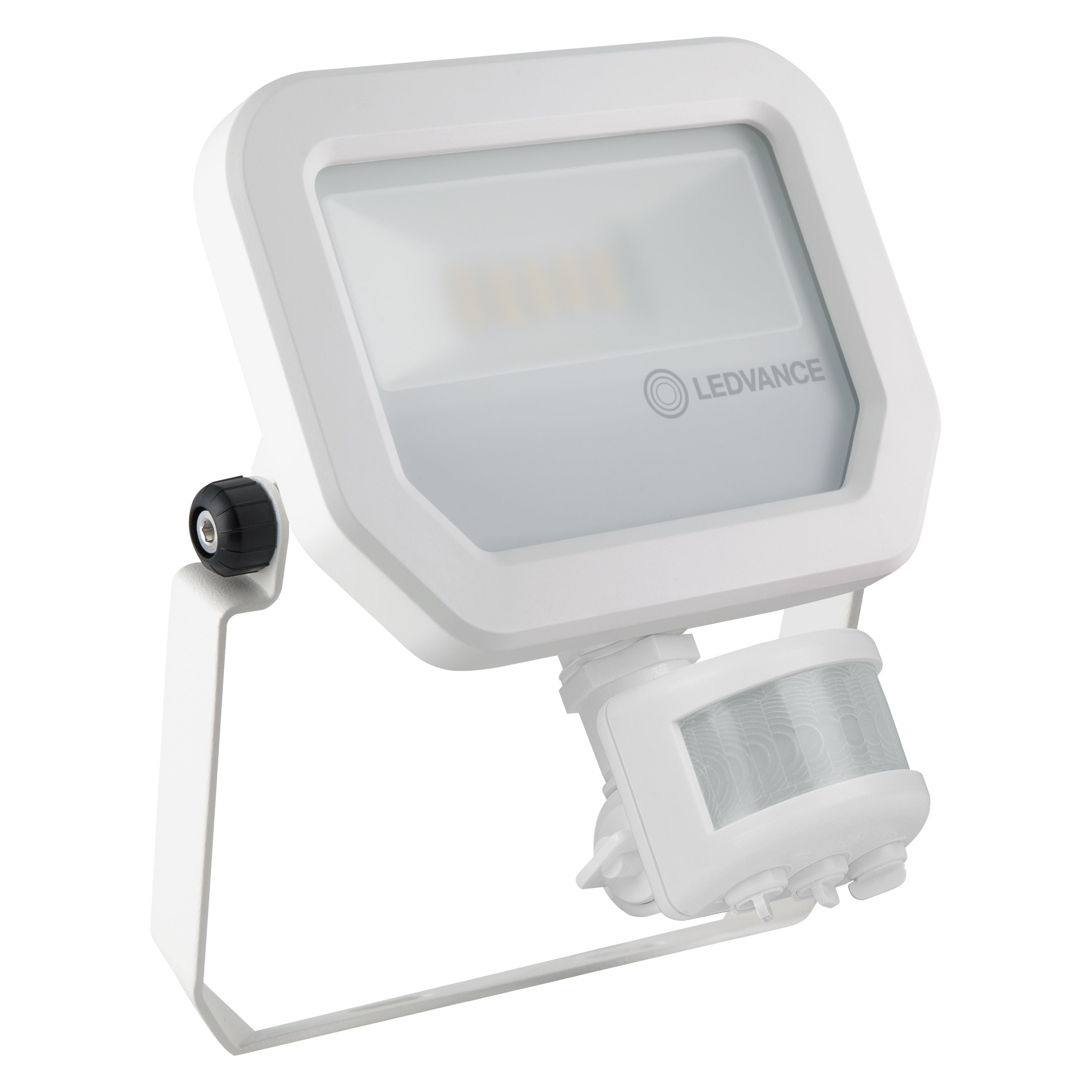 Floodlight Gen3 Sensor 10W 3000K IP65 Vit, 100° x 100°  - Ledvance | Bellalite
