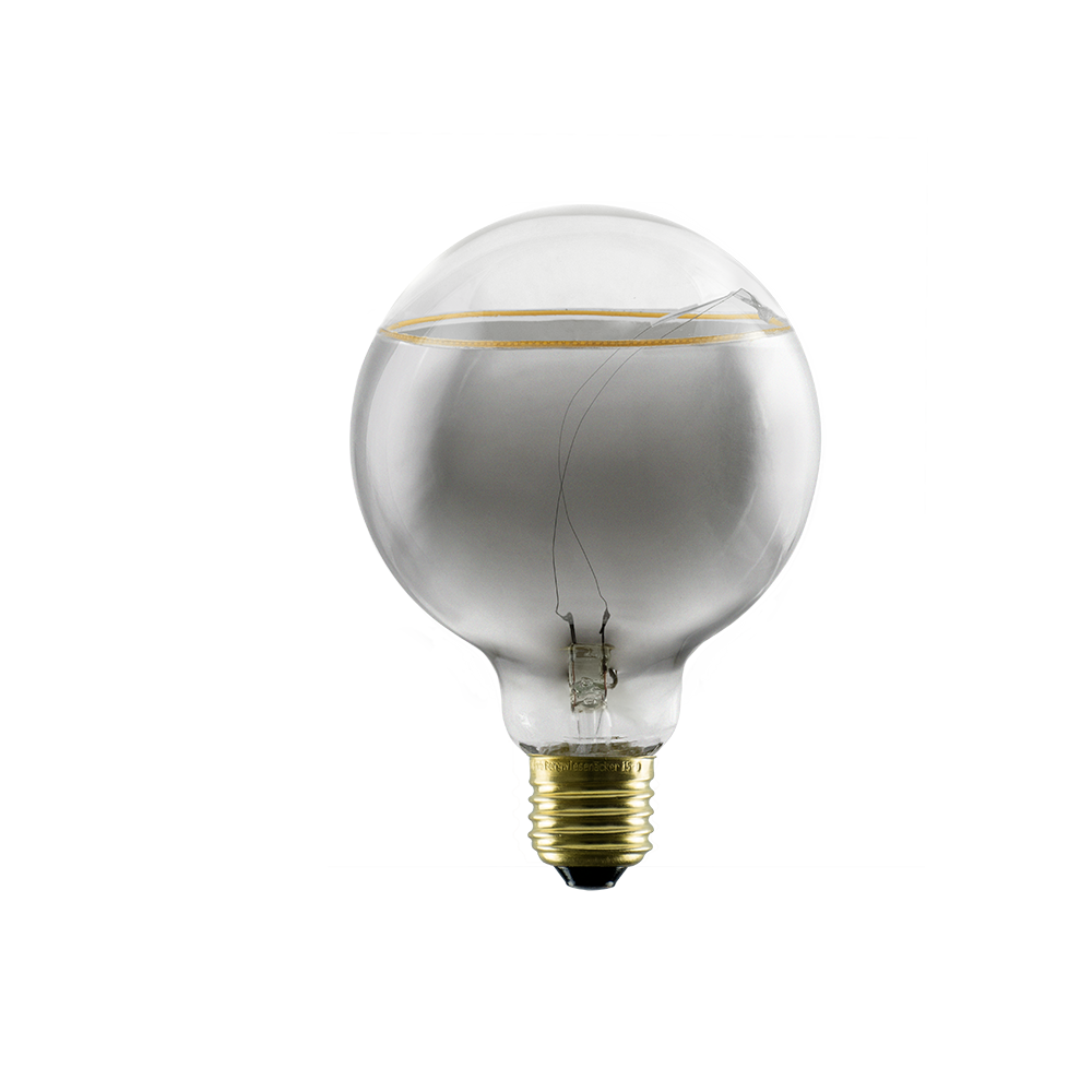 Segula Illusion Line LED Globe 95 Smokey Bottom E27 5W 350lm 2200K - Segula | Bellalite