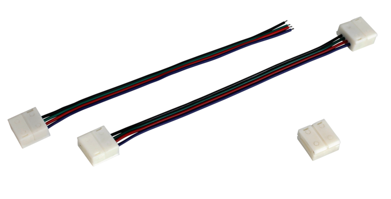 Anslutning Easy Connect Flex Strip IP53 RGB 10mm Anslutning m. öppen ände - PROLED | Bellalite