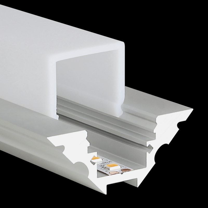 Aluminiumprofil M-Line Corner, 2m - PROLED | Bellalite