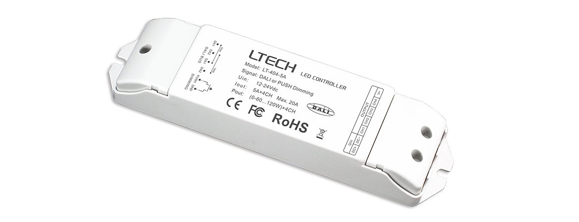 DALI CV LED Dimmer 12-24V DC - LTECH | Bellalite