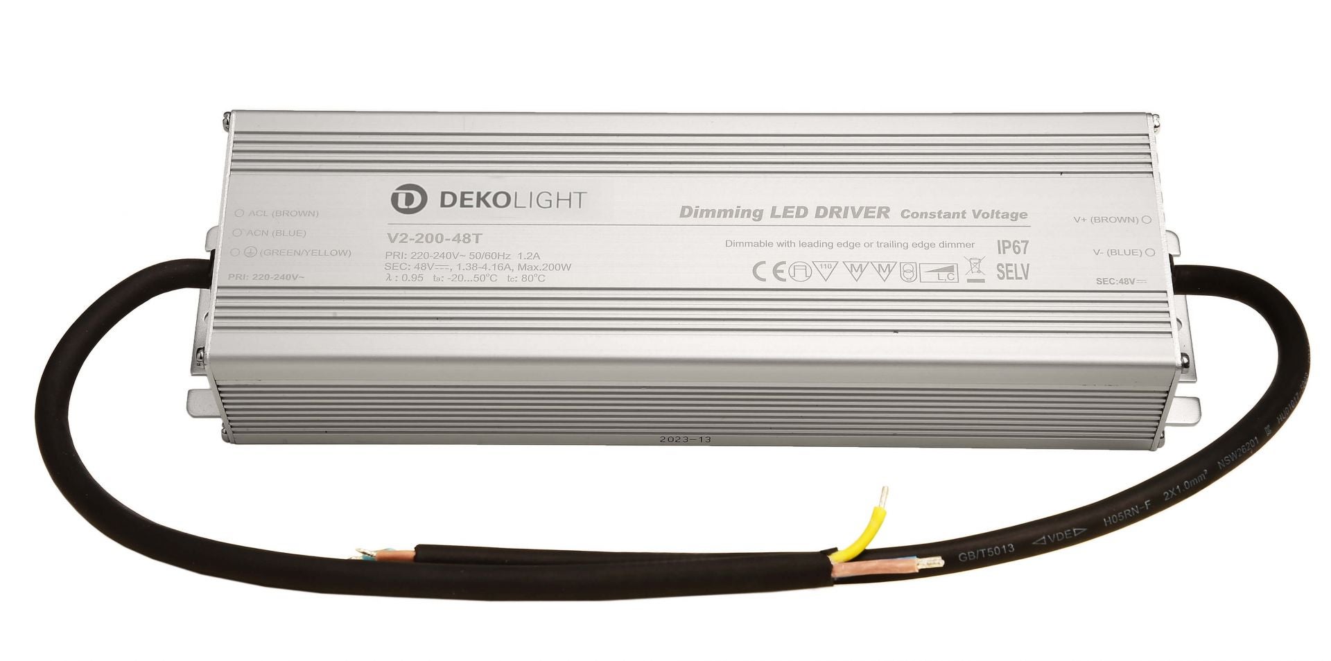 LED-Driver 48V 200W IP67 Dim - Deko-Light | Bellalite