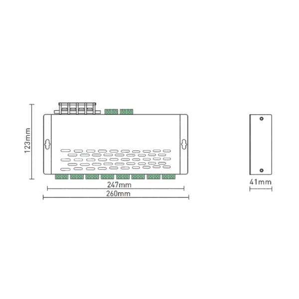 16CH DMX CC LED Dimmer 350mA 16CH x 350mA, max 257.6W, XLR 3-pin / RJ45 / Plint - LTECH | Bellalite 16CH DMX CC LED Dimmer 350mA 16CH x 350mA, max 257.6W, XLR 3-pin / RJ45 / Plint - LTECH | Bellalite