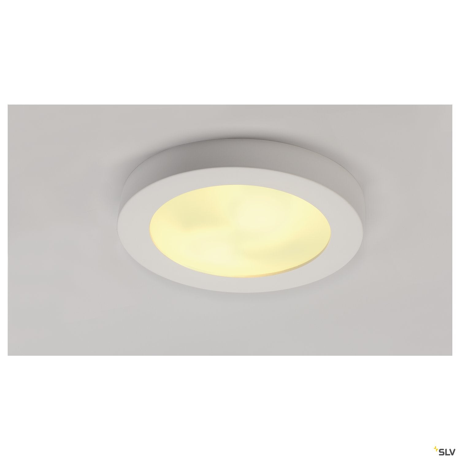 Gipsarmatur för tak GL 105 E27 Rund - SLV | Bellalite