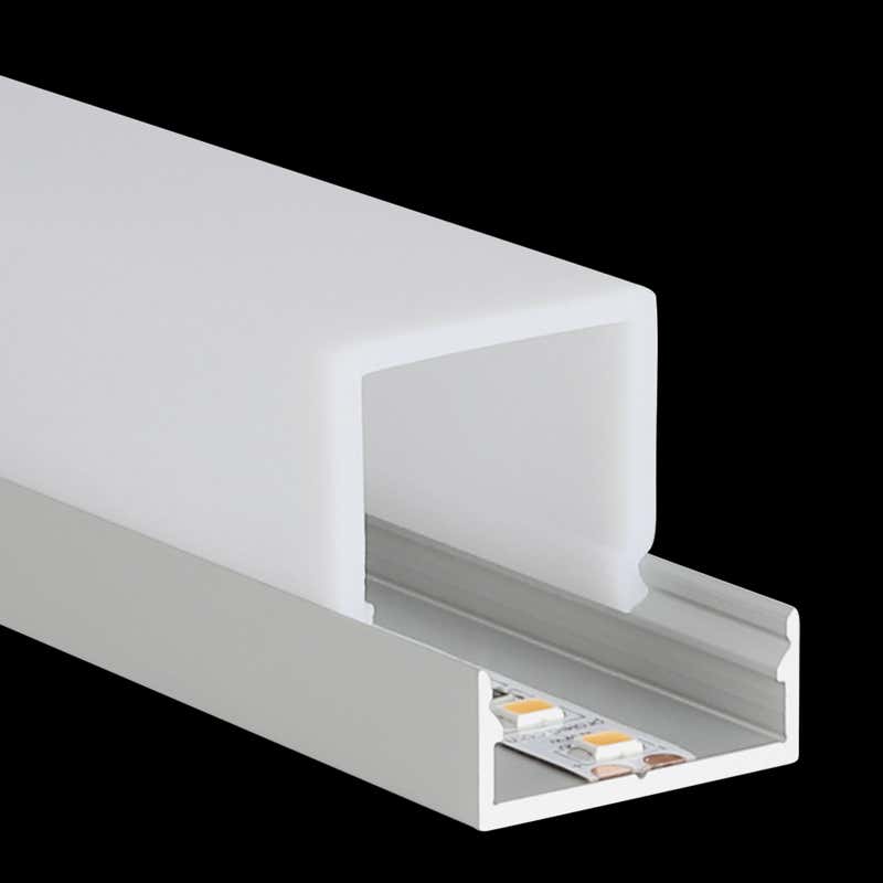 Aluminiumprofil M-Line Extra Low 10, 2m - PROLED | Bellalite Aluminiumprofil M-Line Extra Low 10, 2m - PROLED | Bellalite