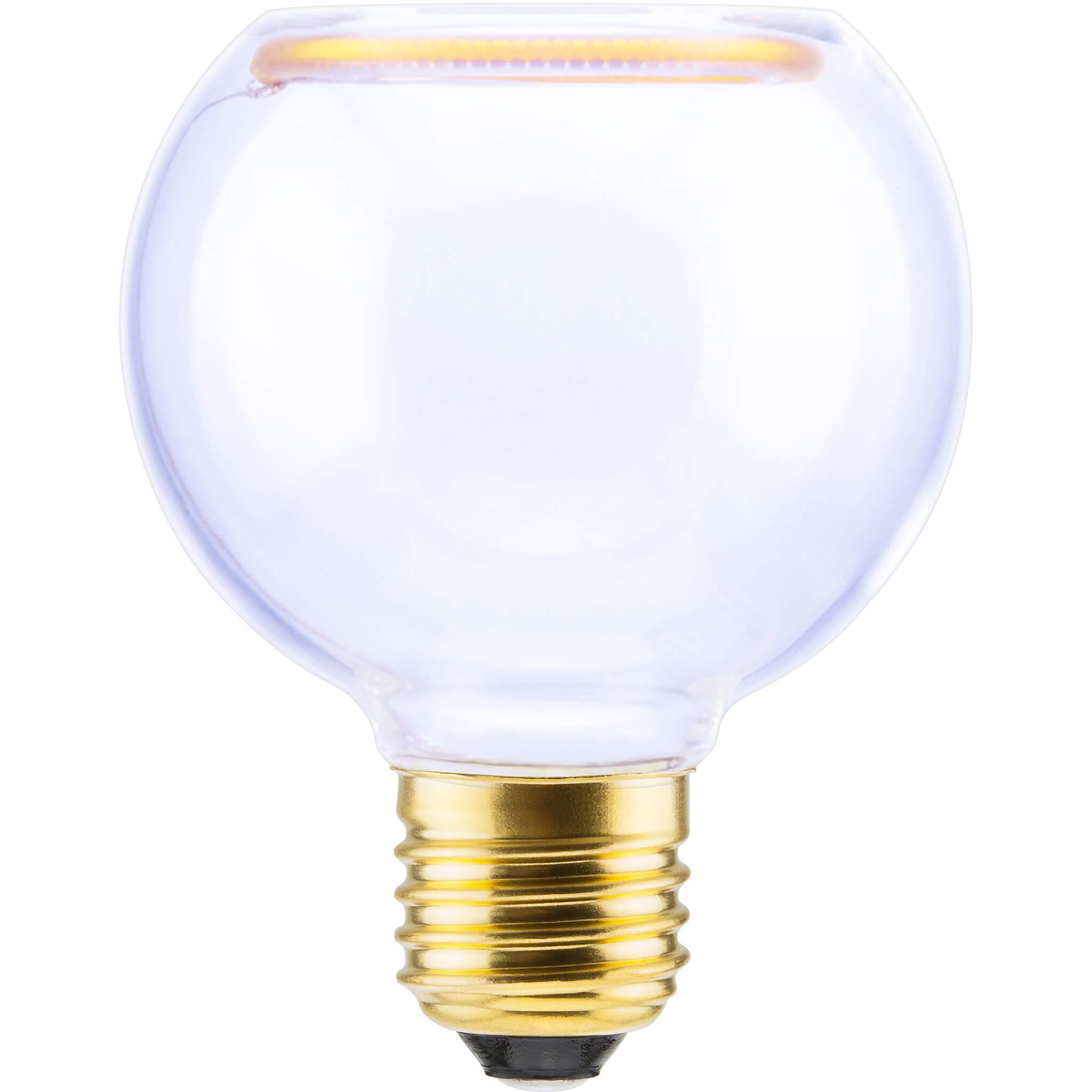 Segula Floating Line LED Globe 80 Klar E27 4W 240lm 2200K - Segula | Bellalite Segula Floating Line LED Globe 80 Klar E27 4W 240lm 2200K - Segula | Bellalite