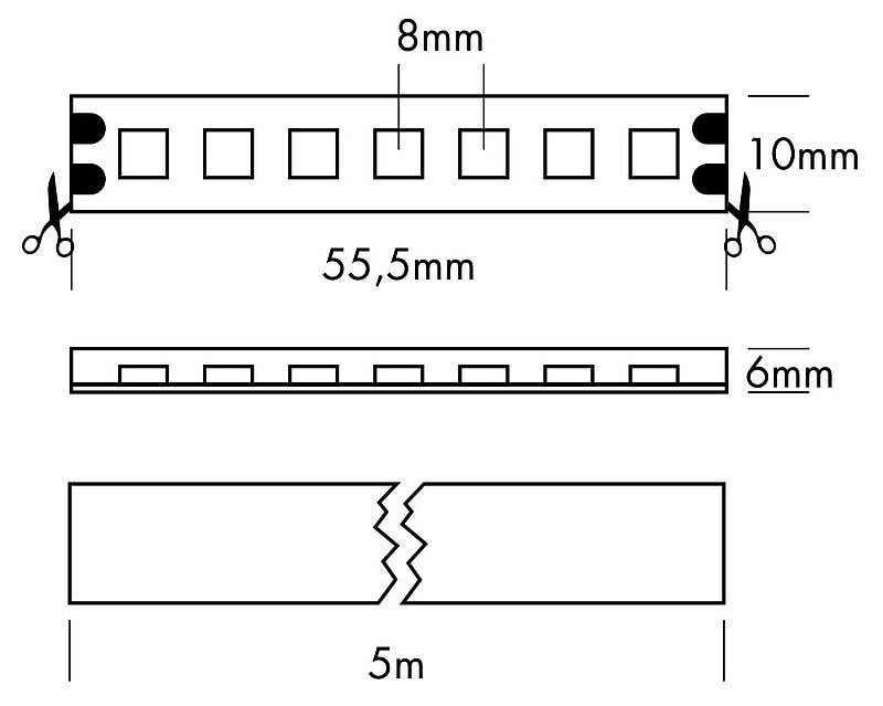 Flex Strip Wellness, per meter 2400K - PROLED | Bellalite Flex Strip Wellness, per meter 2400K - PROLED | Bellalite