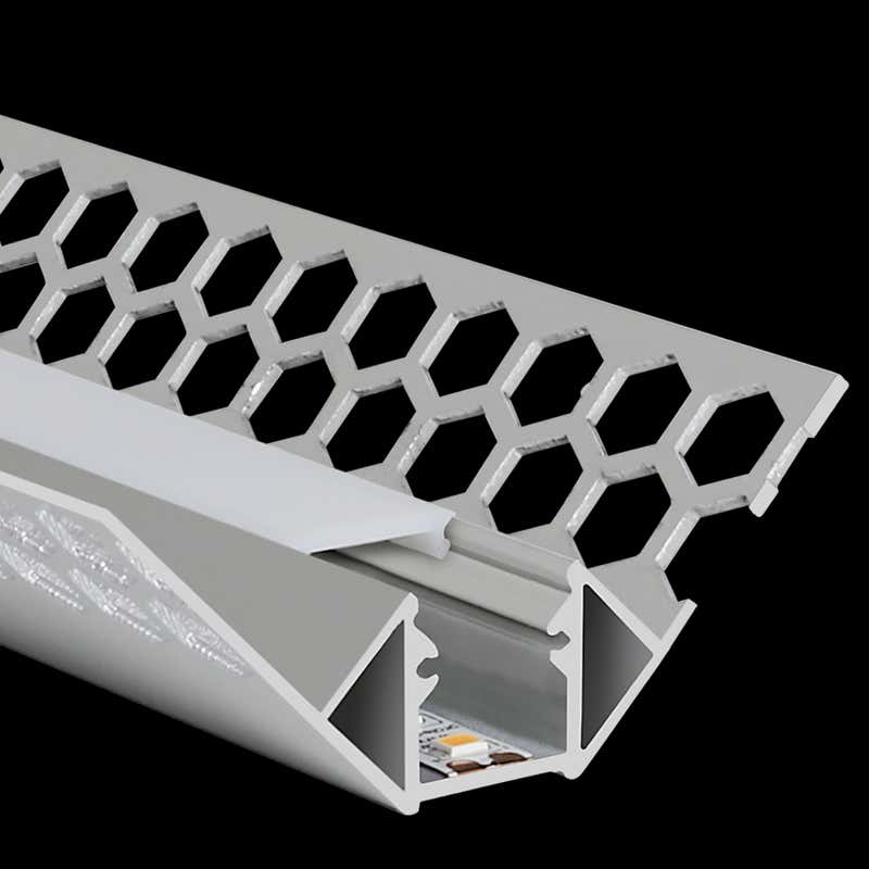 Aluminiumprofil S-Line Tiles Innerhörn, 2m Alu - PROLED | Bellalite Aluminiumprofil S-Line Tiles Innerhörn, 2m Alu - PROLED | Bellalite