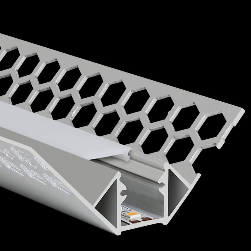 Aluminiumprofil S-Line Tiles Innerhörn, 2m Alu - PROLED | Bellalite Aluminiumprofil S-Line Tiles Innerhörn, 2m Alu - PROLED | Bellalite
