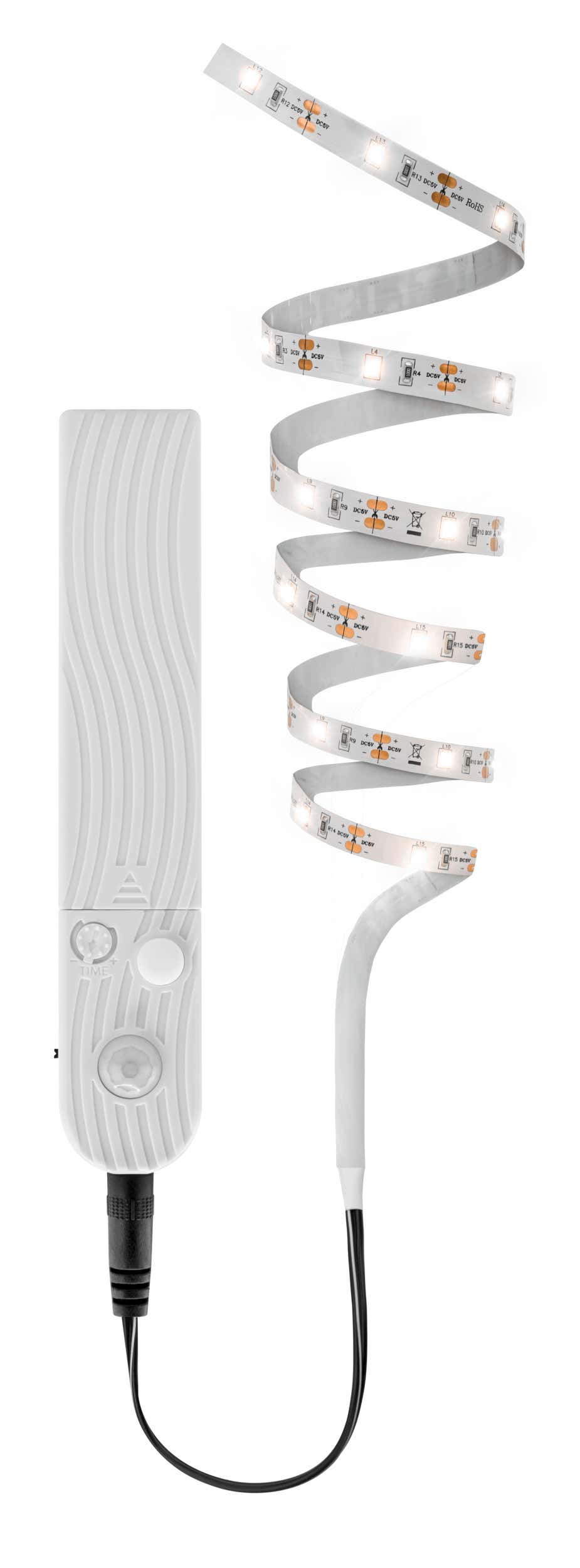 LED-Strip Sensor 2m Batteridriven 3000K - Ansmann | Bellalite LED-Strip Sensor 2m Batteridriven 3000K - Ansmann | Bellalite