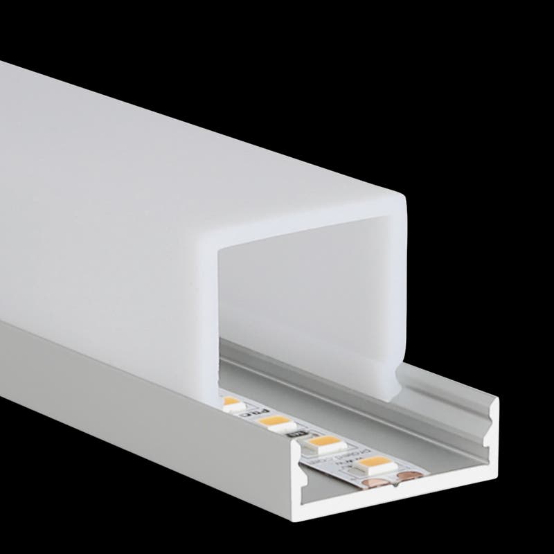 Aluminiumprofil M-Line Extra Low, 2m - PROLED | Bellalite Aluminiumprofil M-Line Extra Low, 2m - PROLED | Bellalite