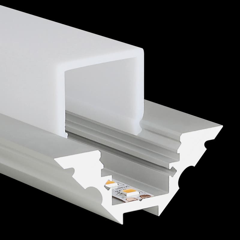 Aluminiumprofil M-Line Corner, 2m - PROLED | Bellalite Aluminiumprofil M-Line Corner, 2m - PROLED | Bellalite