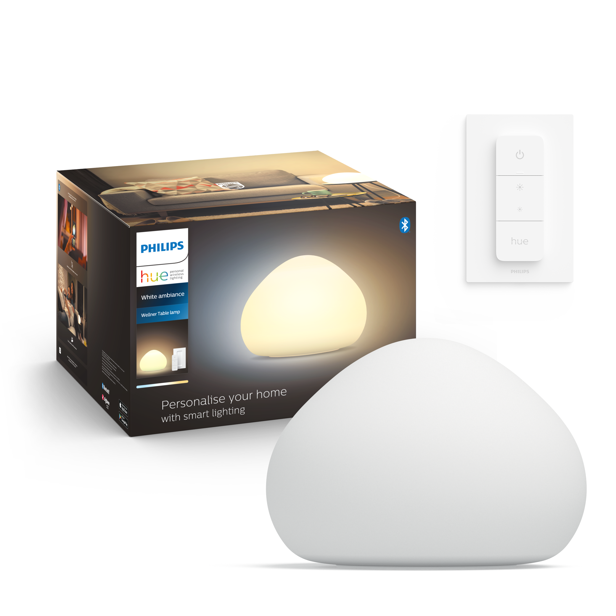 Philips Hue Wellner Bordslampa White Ambience - Philips Hue | Bellalite