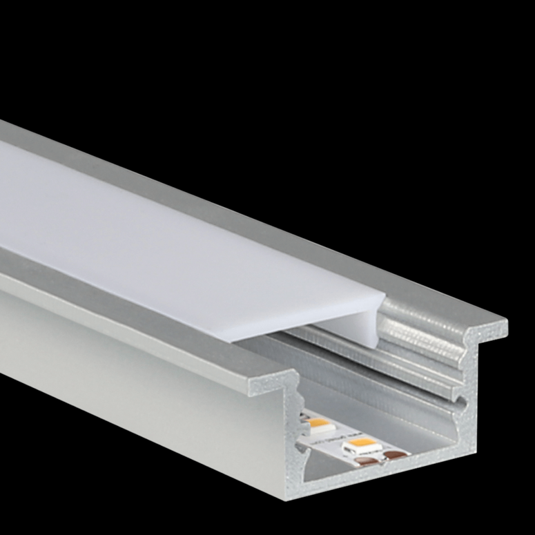 Aluminiumprofil M-LINE REC 12 ST, per meter Aluminium - PROLED | Bellalite
