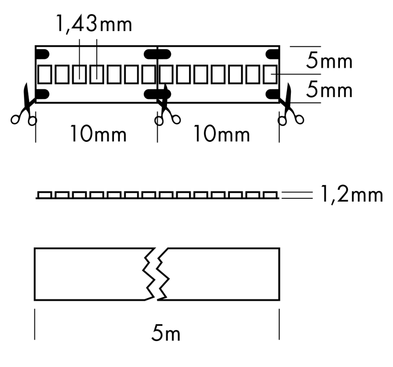 Flex Strip 2110 UHD 5m 3000K - PROLED | Bellalite