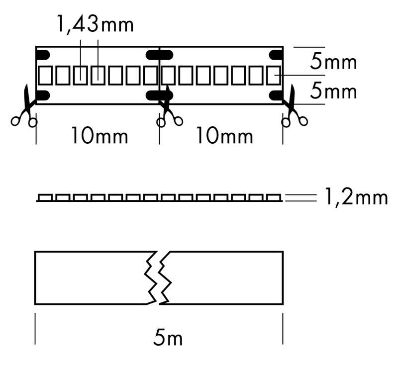Flex Strip 2110 UHD 5m 3000K - PROLED | Bellalite Flex Strip 2110 UHD 5m 3000K - PROLED | Bellalite