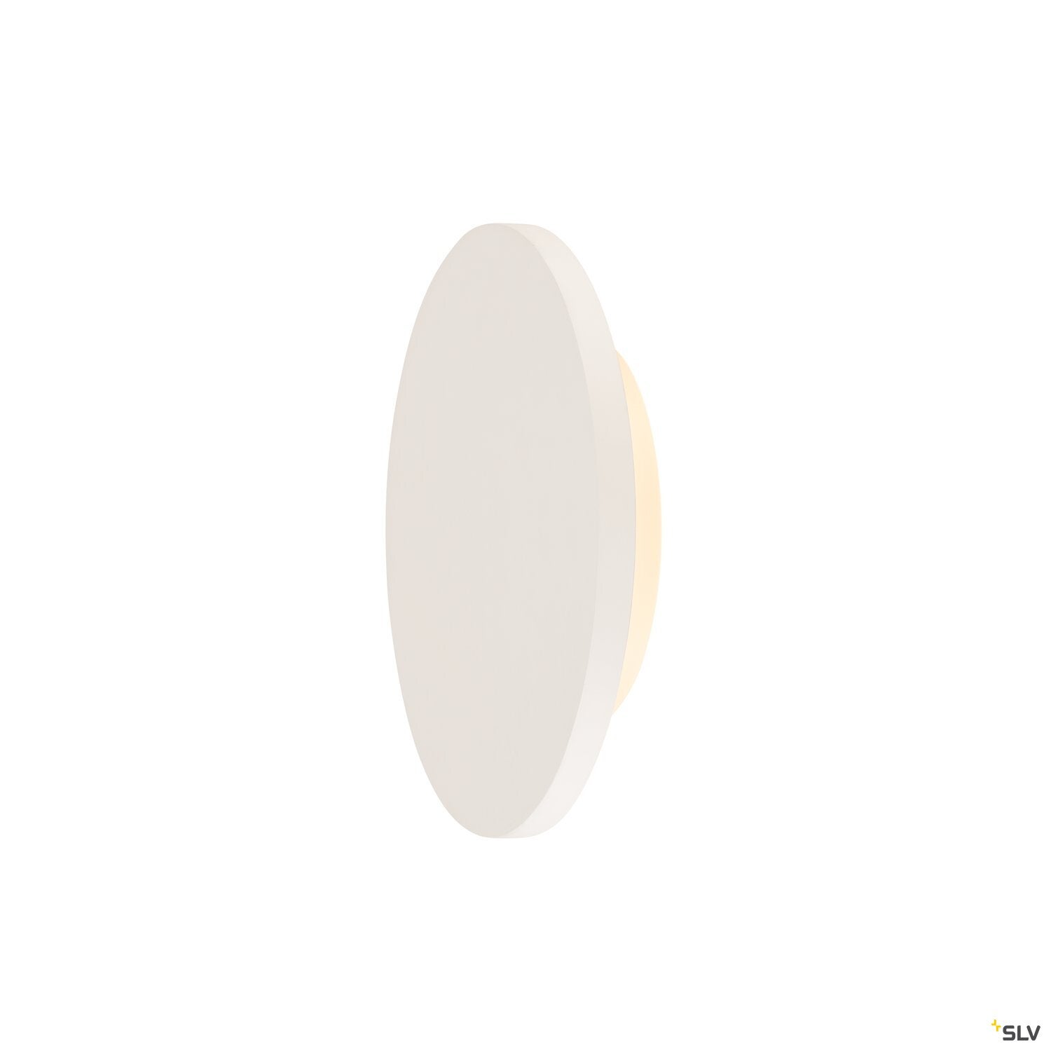 PLASTRA, Väggarmatur, LED, 3000K, rund, vit gips,  - SLV | Bellalite