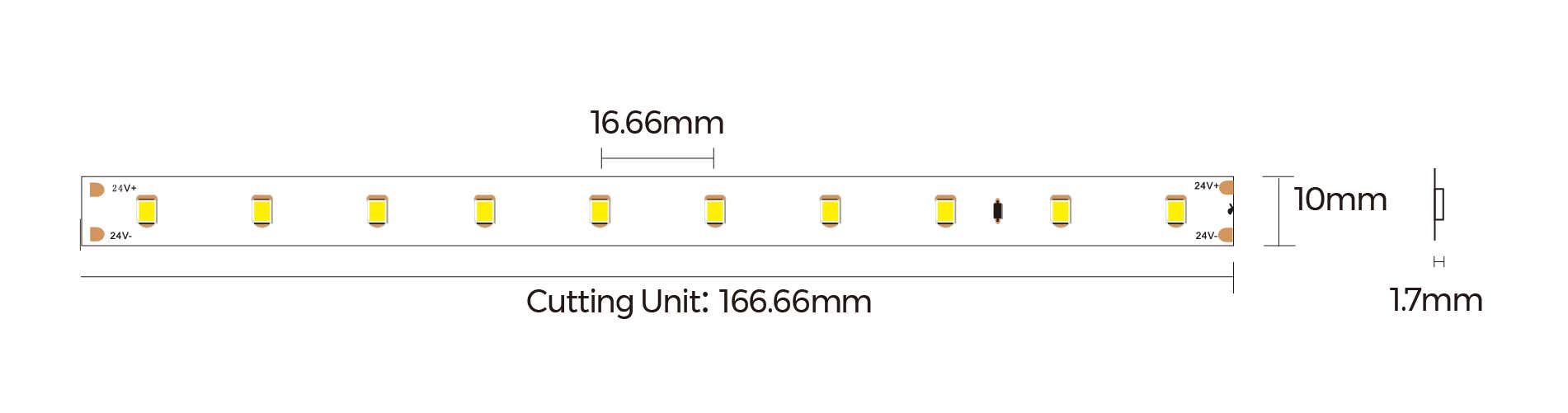 Colors LED-Strip DS860 24V 3000K 4,3W/m IP20 per meter - Colors | Bellalite Colors LED-Strip DS860 24V 3000K 4,3W/m IP20 per meter - Colors | Bellalite