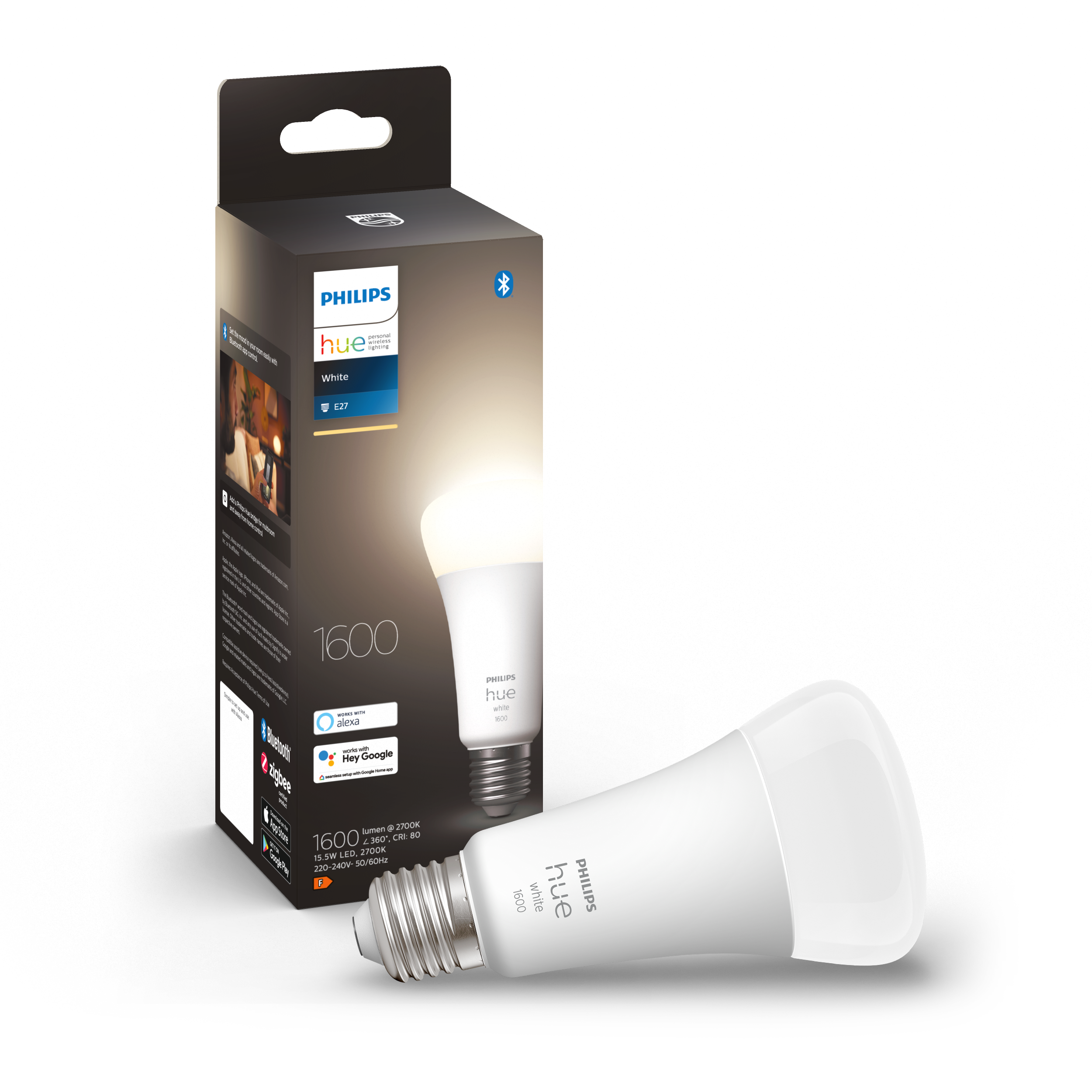 Philips Hue White E27 15,5W 2700K - Philips Hue | Bellalite