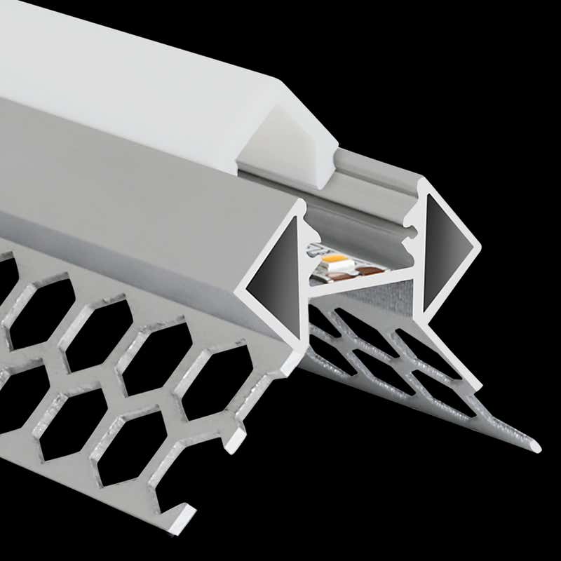 Aluminiumprofil S-Line Tiles Ytterhörn, 2m Alu - PROLED | Bellalite Aluminiumprofil S-Line Tiles Ytterhörn, 2m Alu - PROLED | Bellalite