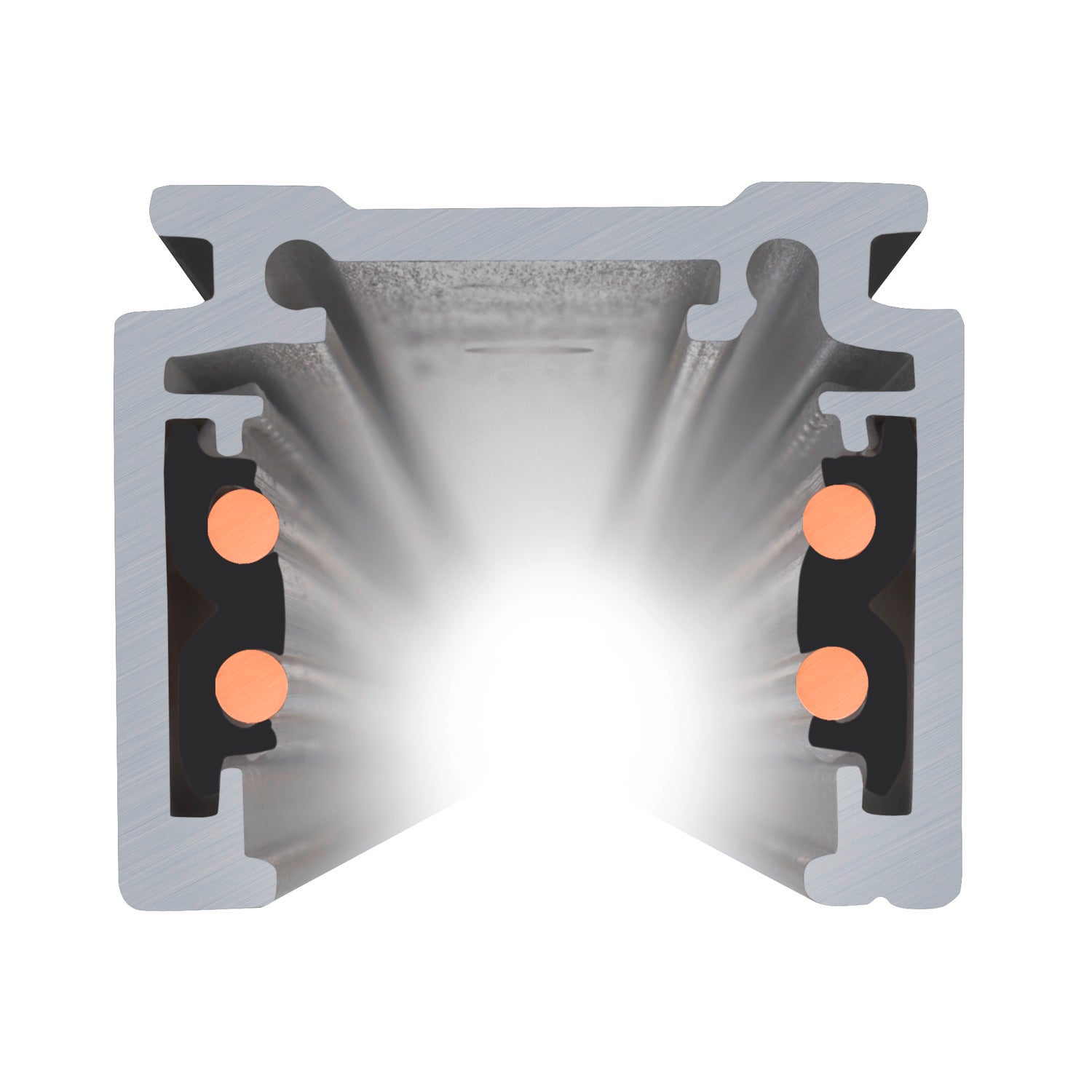 SLV 48V TRACK Standard DALI 1m Svart - SLV | Bellalite