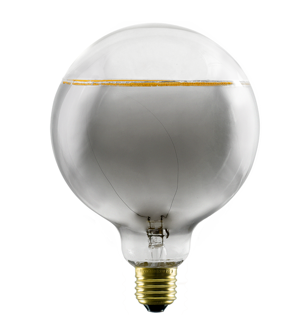 Segula Illusion Line LED Globe 125 Smokey Bottom E27 5W 350lm 2200K - Segula | Bellalite