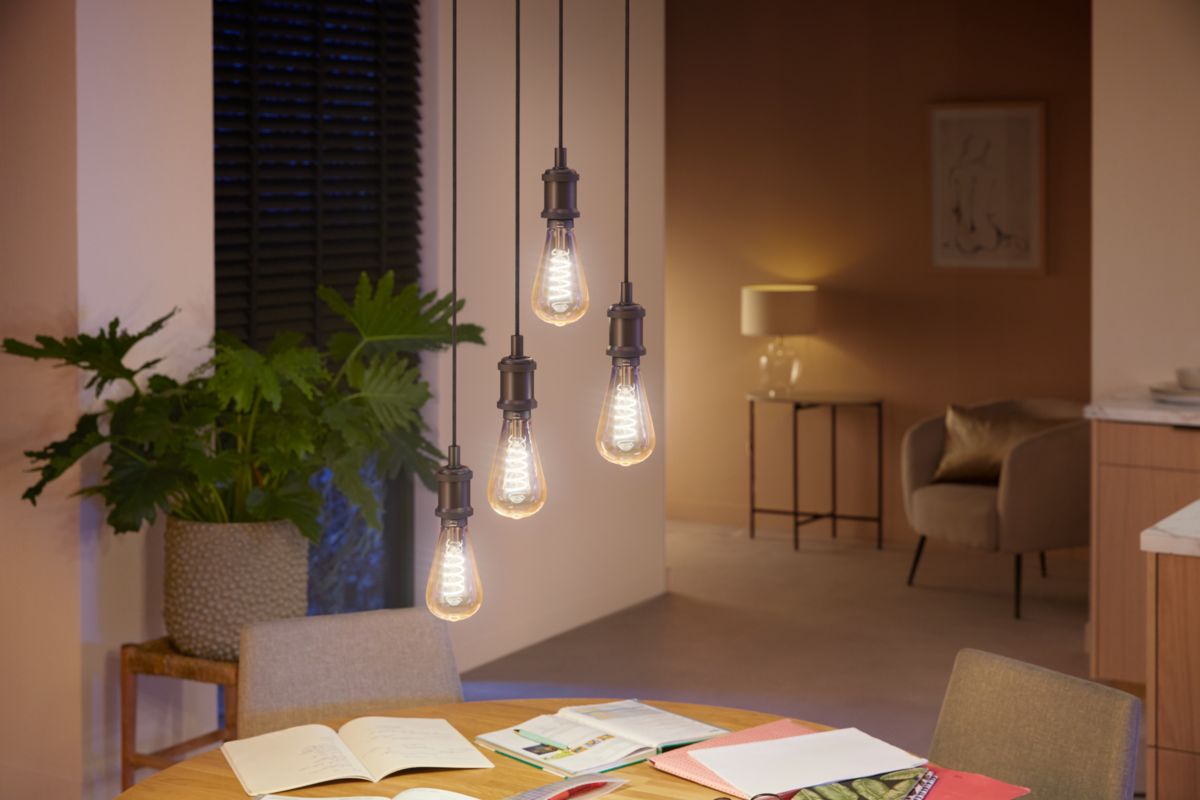 Philips Hue Filament Edison 72 White Ambience E27 7W 2200K-4500K - Philips Hue | Bellalite