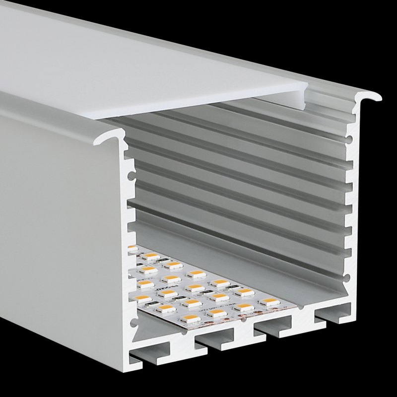 Aluminiumprofil L-Line D Rec 24, 5m Alu - PROLED | Bellalite