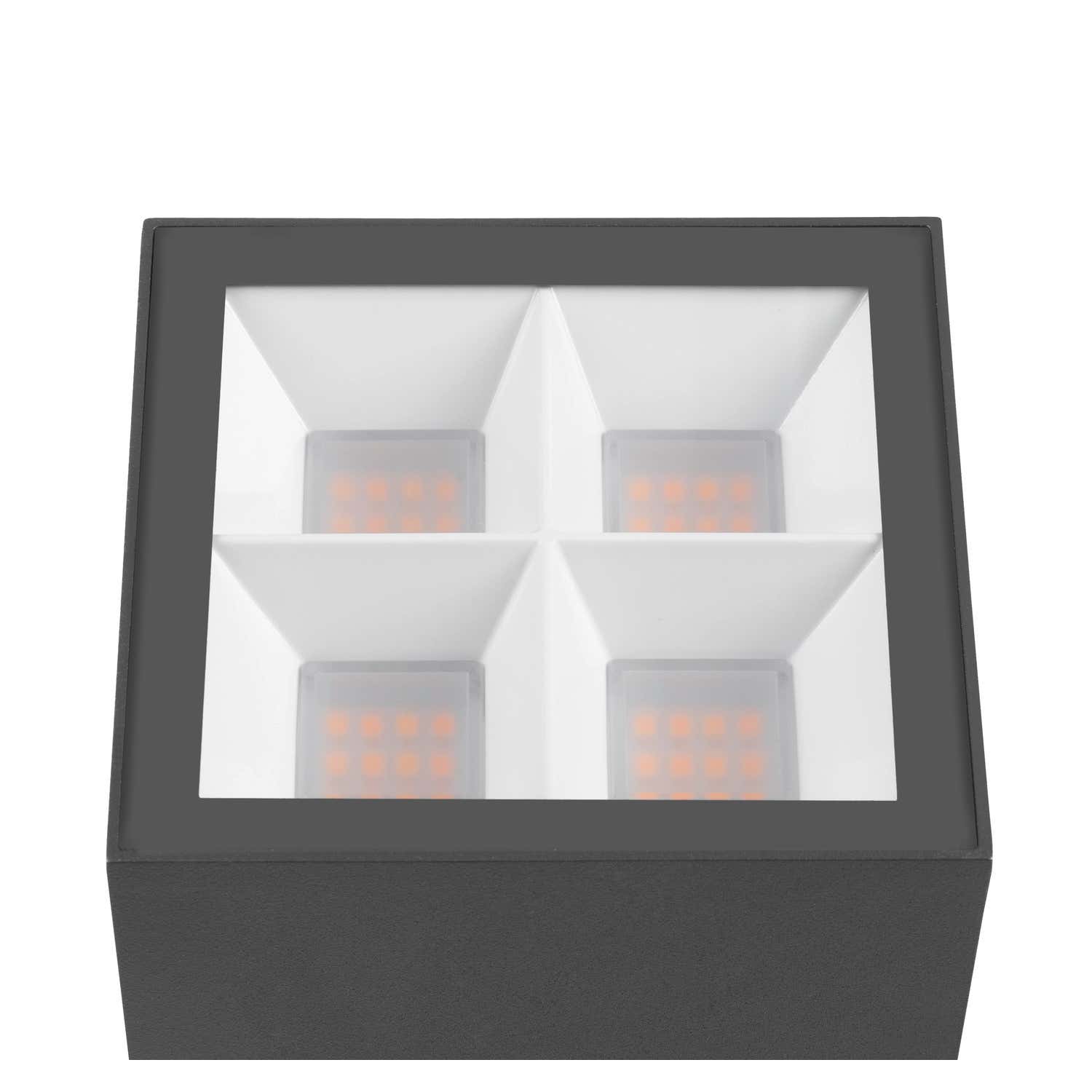 S-CUBE 75, free-standing lamp, 15W, 2700/3000K, PHASE, Antracit - SLV | Bellalite S-CUBE 75, free-standing lamp, 15W, 2700/3000K, PHASE, Antracit - SLV | Bellalite
