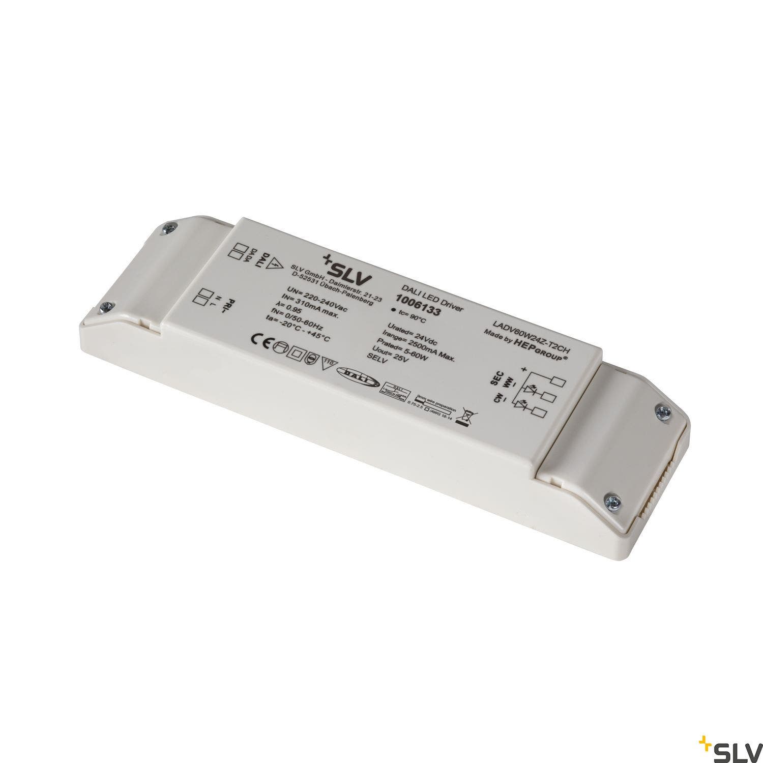 SLV Drivdon 24V 60W DALI 2-Ch Tunable White - SLV | Bellalite SLV Drivdon 24V 60W DALI 2-Ch Tunable White - SLV | Bellalite
