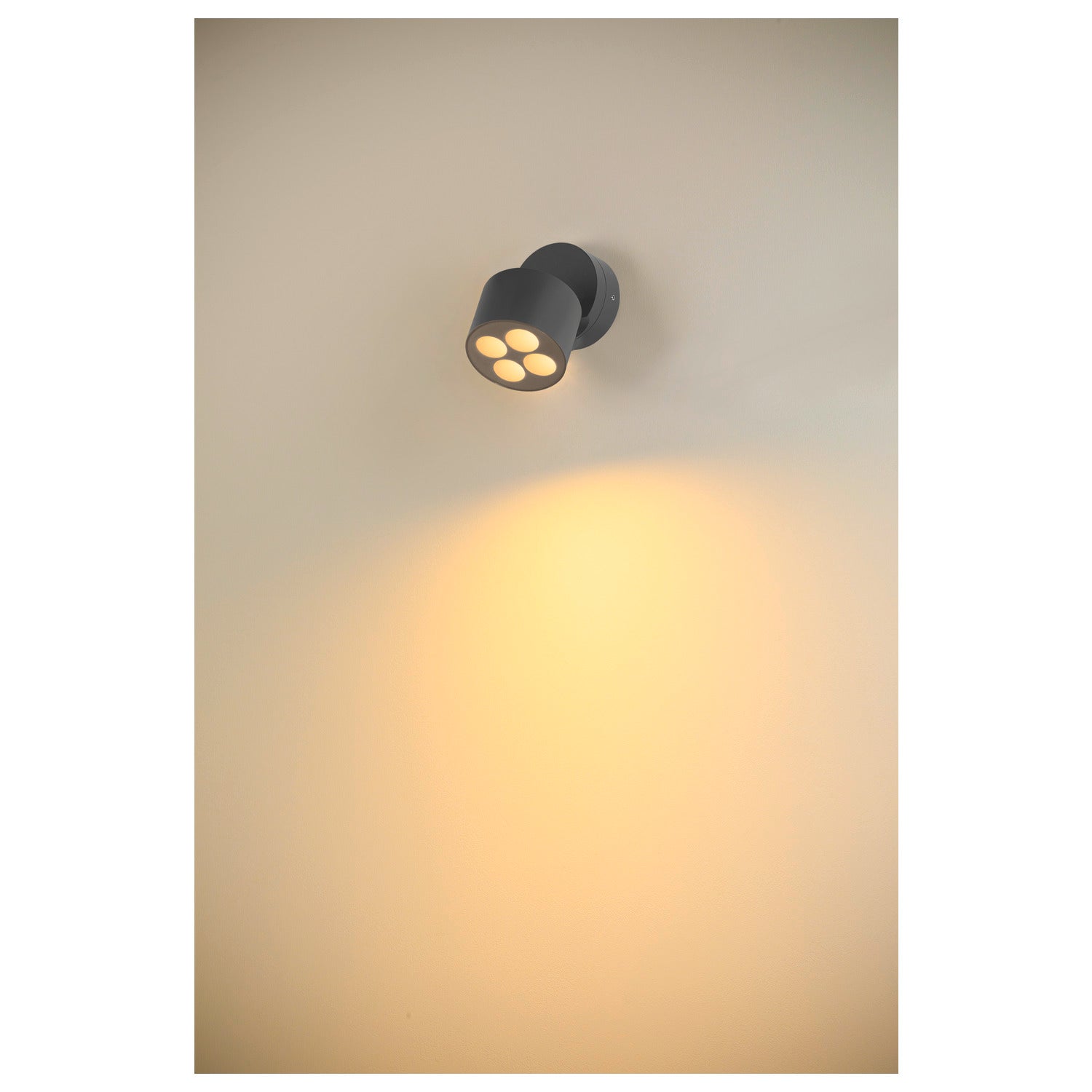 R-CUBE, wall and ceiling-mounted light, 2700/3000K, 15W, PHASE, 70°, Antracit  - SLV | Bellalite