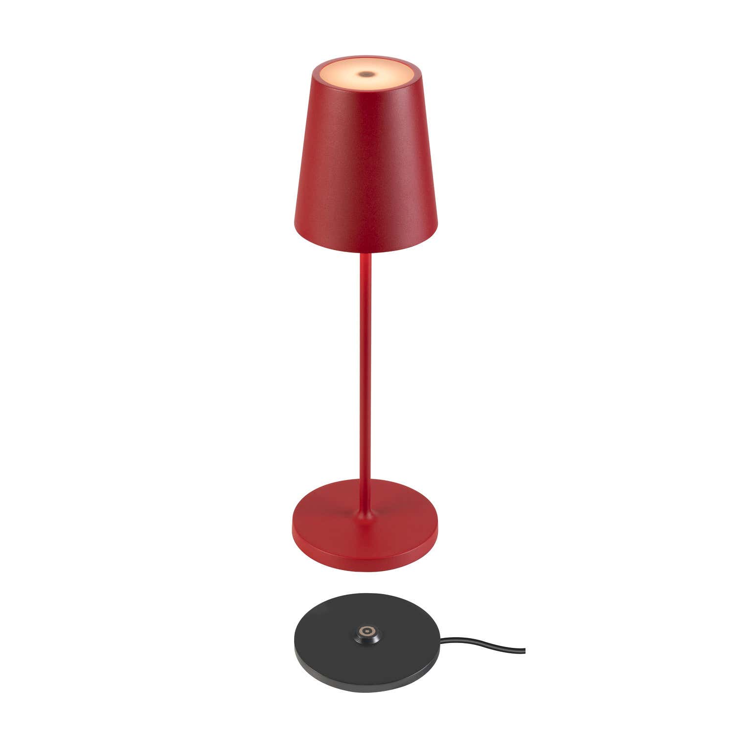 VINOLINA TWO, table lamp, battery-poweRöd, IP65, 2200/2700/3000K, TOUCH, Röd - SLV | Bellalite VINOLINA TWO, table lamp, battery-poweRöd, IP65, 2200/2700/3000K, TOUCH, Röd - SLV | Bellalite