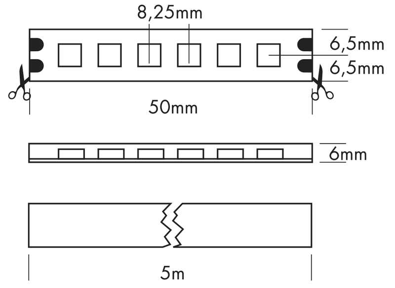 Flex Strip IP68 600 HE+ Mono 5m - PROLED | Bellalite Flex Strip IP68 600 HE+ Mono 5m - PROLED | Bellalite