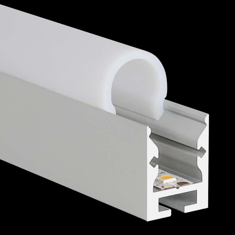 Aluminiumprofil S-Line Standard 24, 2m Alu - PROLED | Bellalite Aluminiumprofil S-Line Standard 24, 2m Alu - PROLED | Bellalite