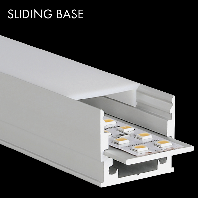 Aluminiumprofil M-Line Standard, 3m - PROLED | Bellalite