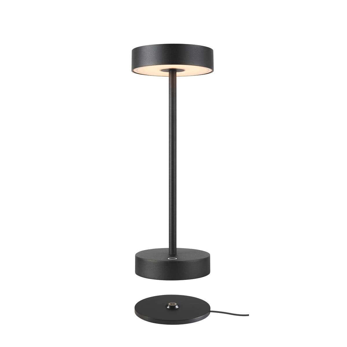VINOLINA, table lamp, battery, IP54, 2700/3000K, TOUCH, Svart - SLV | Bellalite VINOLINA, table lamp, battery, IP54, 2700/3000K, TOUCH, Svart - SLV | Bellalite
