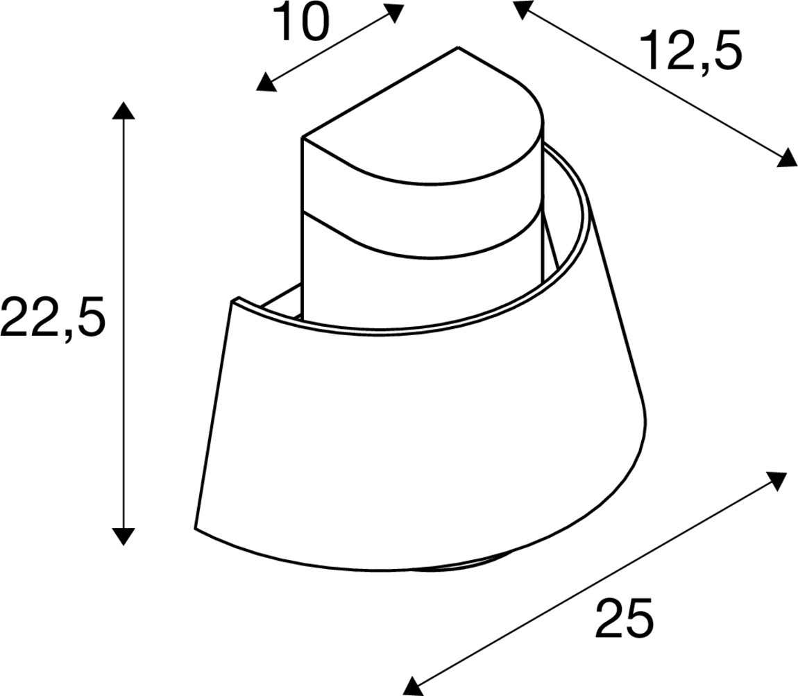 PHOTONI, wall-mounted light, conical, 1x max. 13W, E27, Rostfärgad - SLV | Bellalite PHOTONI, wall-mounted light, conical, 1x max. 13W, E27, Rostfärgad - SLV | Bellalite