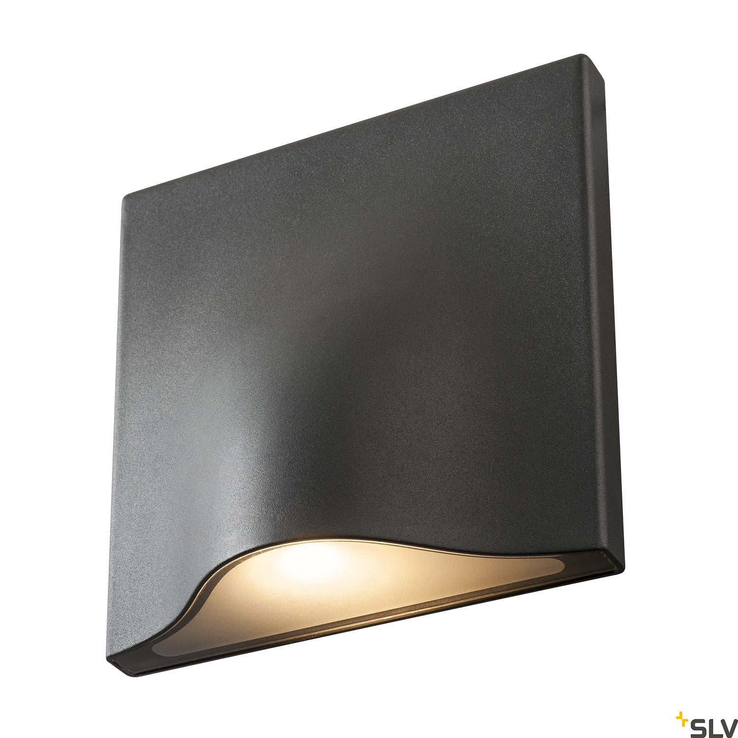 VILUA L WL, 3000K IP54 100° 810lm, antracit - SLV | Bellalite VILUA L WL, 3000K IP54 100° 810lm, antracit - SLV | Bellalite