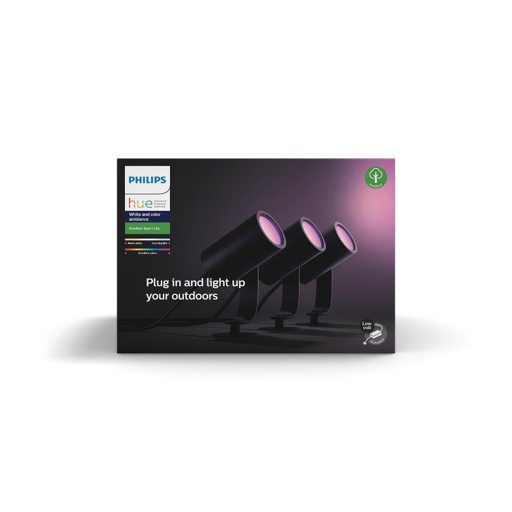 Philips Hue Lily Spike White & Color 3-pack - Philips Hue | Bellalite
