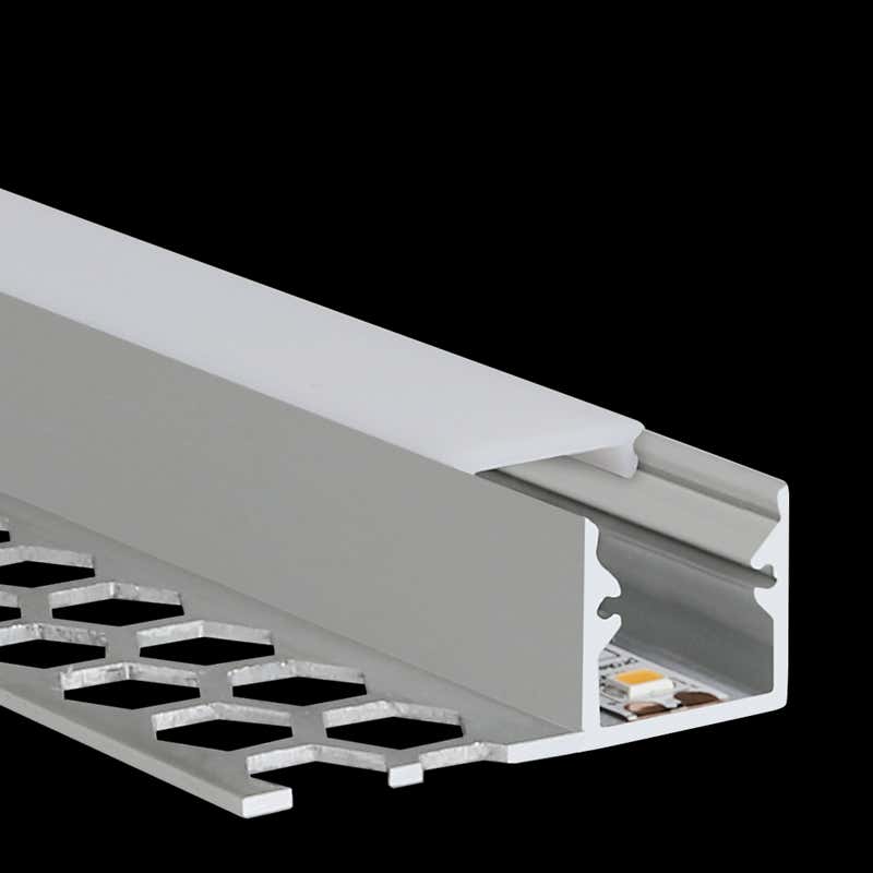 Aluminiumprofil S-Line Tiles 10mm, 2m Alu - PROLED | Bellalite Aluminiumprofil S-Line Tiles 10mm, 2m Alu - PROLED | Bellalite
