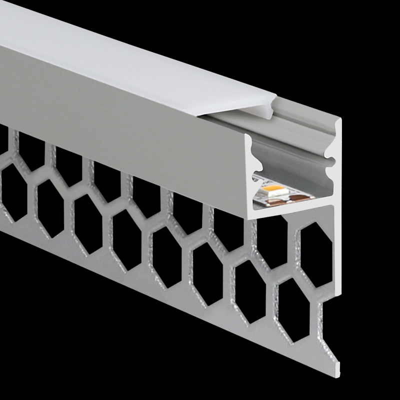 Aluminiumprofil S-Line Tiles Top, 2m Alu - PROLED | Bellalite