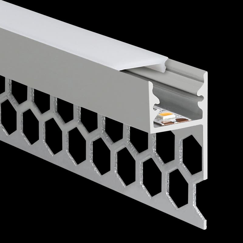 Aluminiumprofil S-Line Tiles Top, 2m Alu - PROLED | Bellalite Aluminiumprofil S-Line Tiles Top, 2m Alu - PROLED | Bellalite