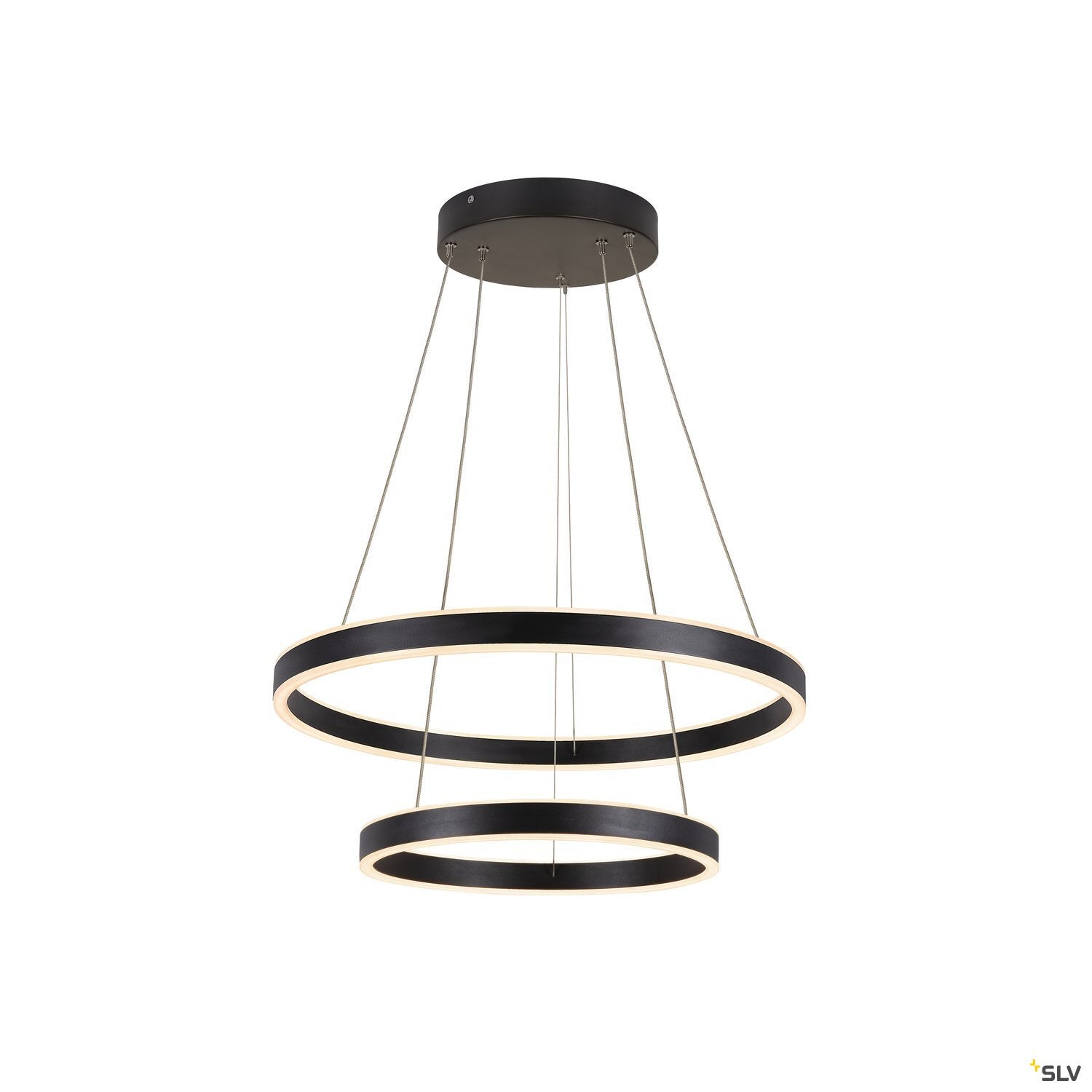 ONE DOUBLE PD PHASE UP/DOWN, Indoor LED pendan black CCT-sw. 2700/3000K - SLV | Bellalite