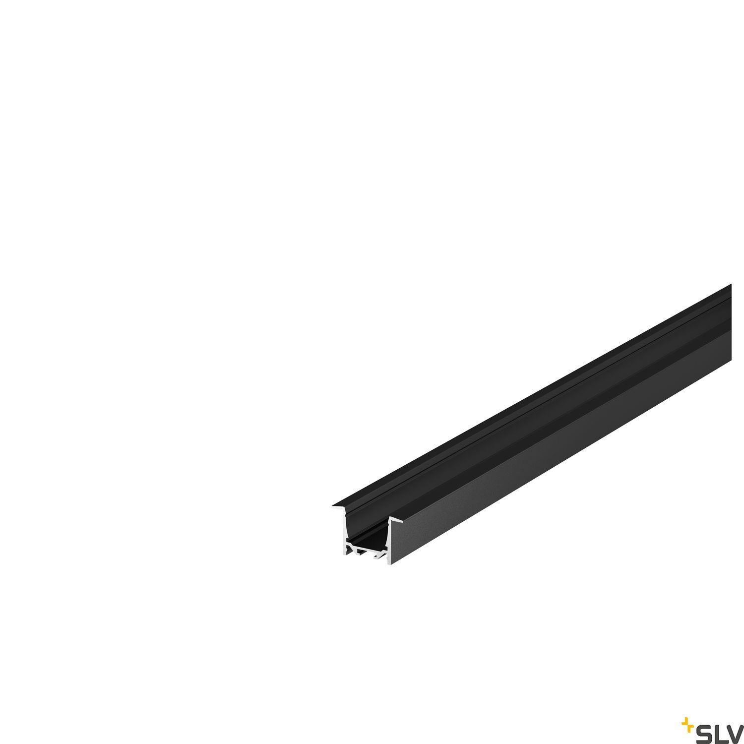 GRAZIA 20 LED inbyggnadsprofil, 3m, svart  - SLV | Bellalite