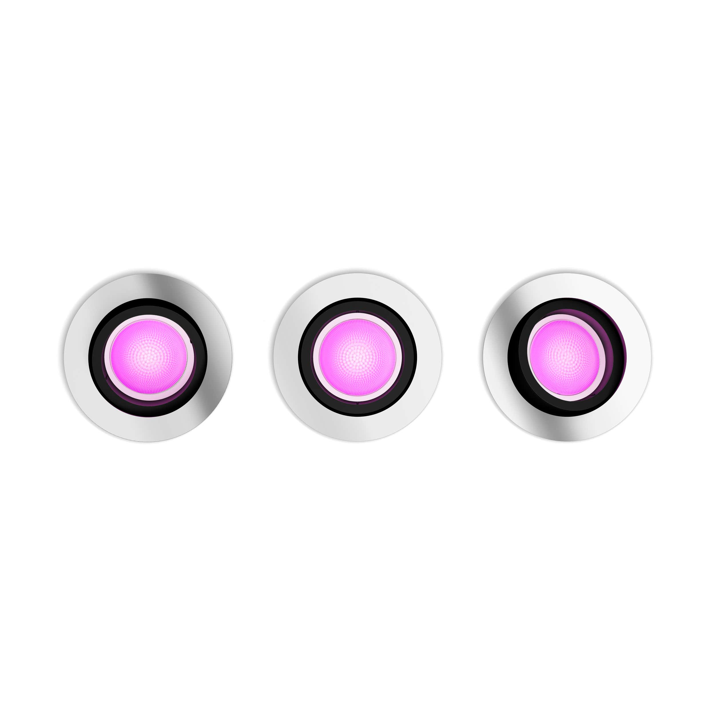Philips Hue Centura Downlight White & Color 3-pack - Philips Hue | Bellalite Philips Hue Centura Downlight White & Color 3-pack - Philips Hue | Bellalite