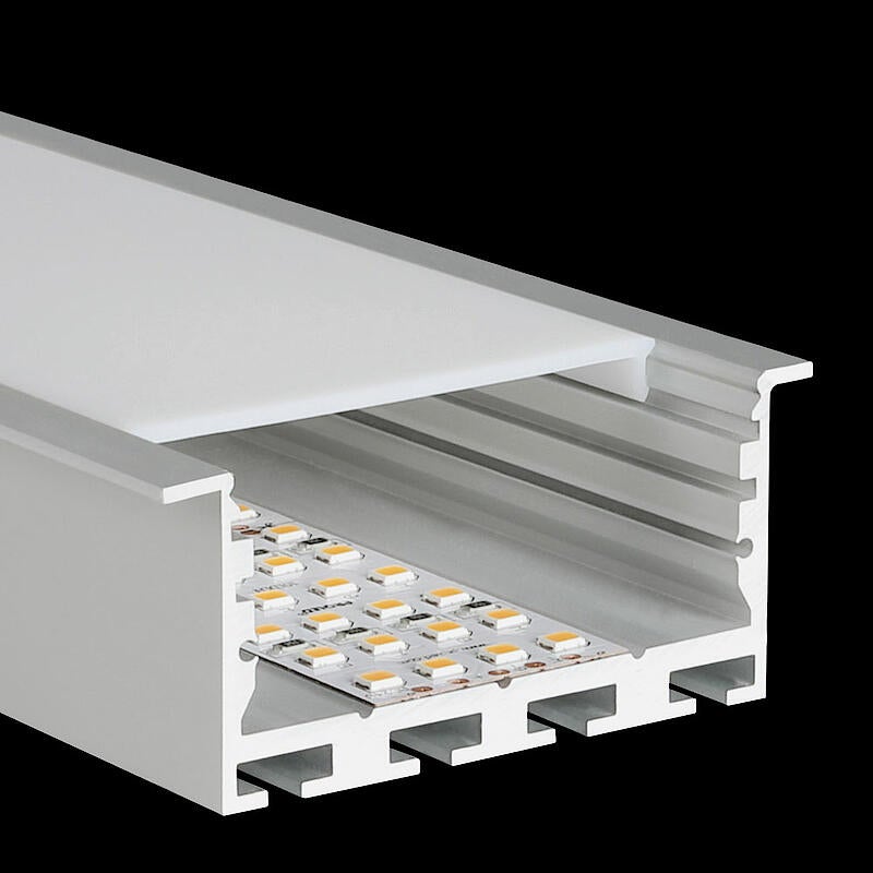 Aluminiumprofil L-Line Rec 24 ST, 3m Alu - PROLED | Bellalite