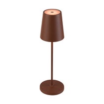 VINOLINA TWO, table lamp, battery-poweRöd, IP65, 2200/2700/3000K, TOUCH, Rostfärgad - SLV | Bellalite VINOLINA TWO, table lamp, battery-poweRöd, IP65, 2200/2700/3000K, TOUCH, Rostfärgad - SLV | Bellalite